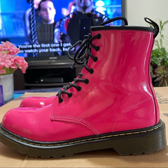 Dr. Martens Boots Delaney Hot Pink size 5 - Picture 5 of 11